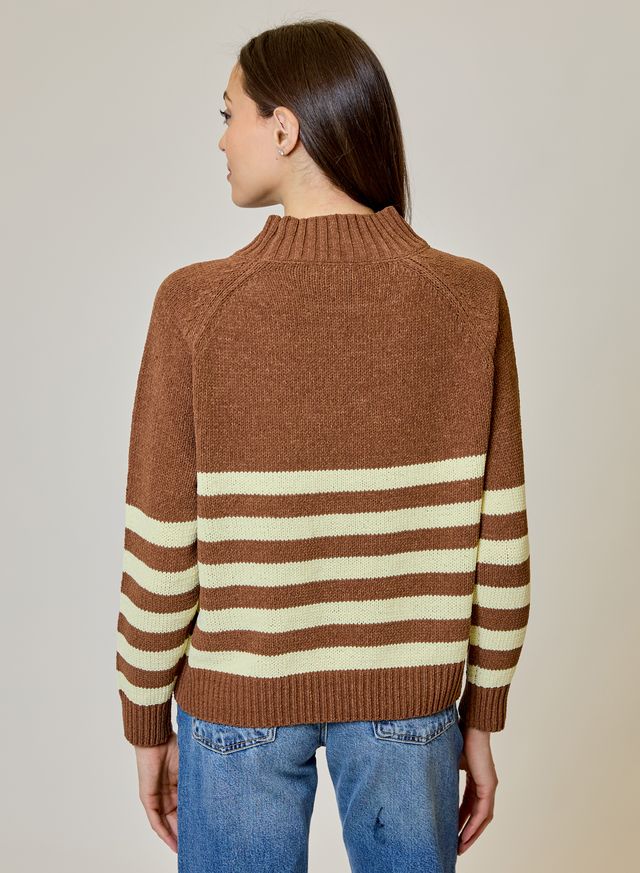 Design History Raglan Stripe Sweater