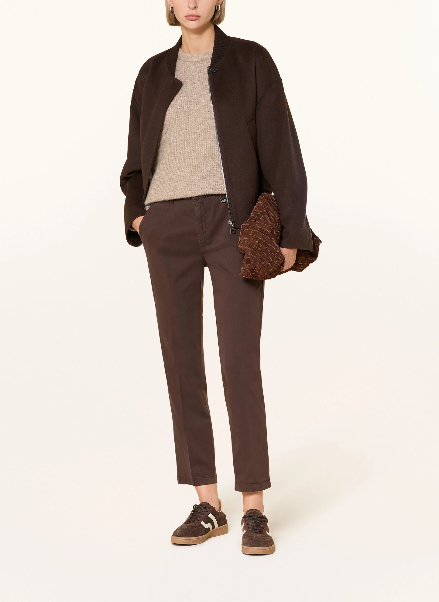 Mac Jeans Chino Turn Up Pant Fawn Brown