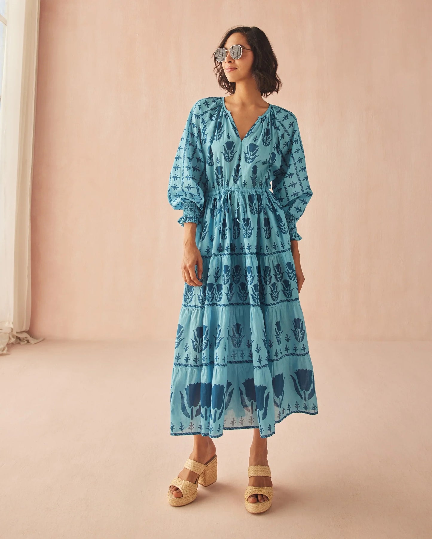 Omika Rivera Midi Dress - Pali Coast