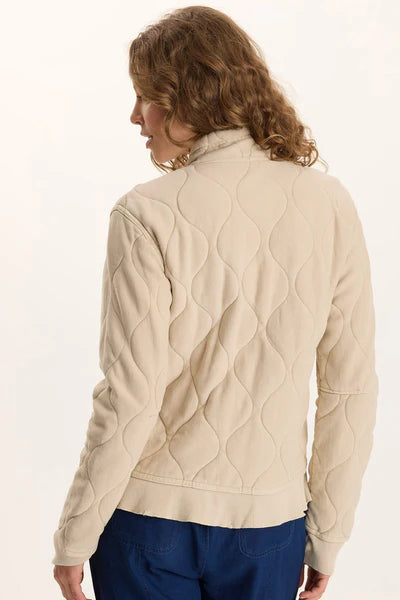 XCVI Osment Plush Quilted 4-Pocket Bomber Jacket Park Avenue