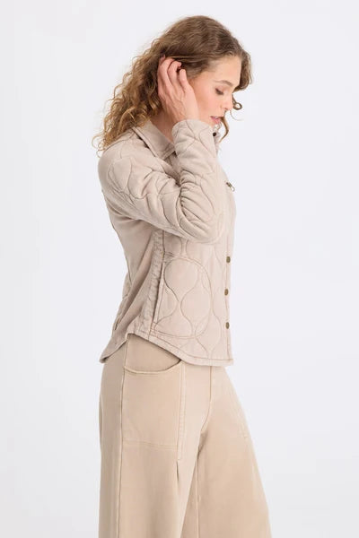 XCVI Gyasi Wave Quilting Jacket