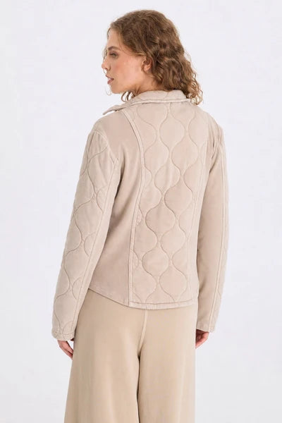XCVI Gyasi Wave Quilting Jacket