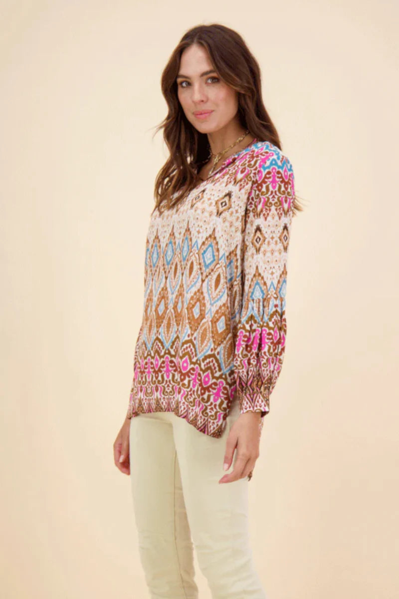 Rubyyaya Mumbai Shirt-Fawn