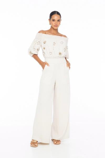 Mare Sole Amore Leah Top Seaside Beads - Neutrals