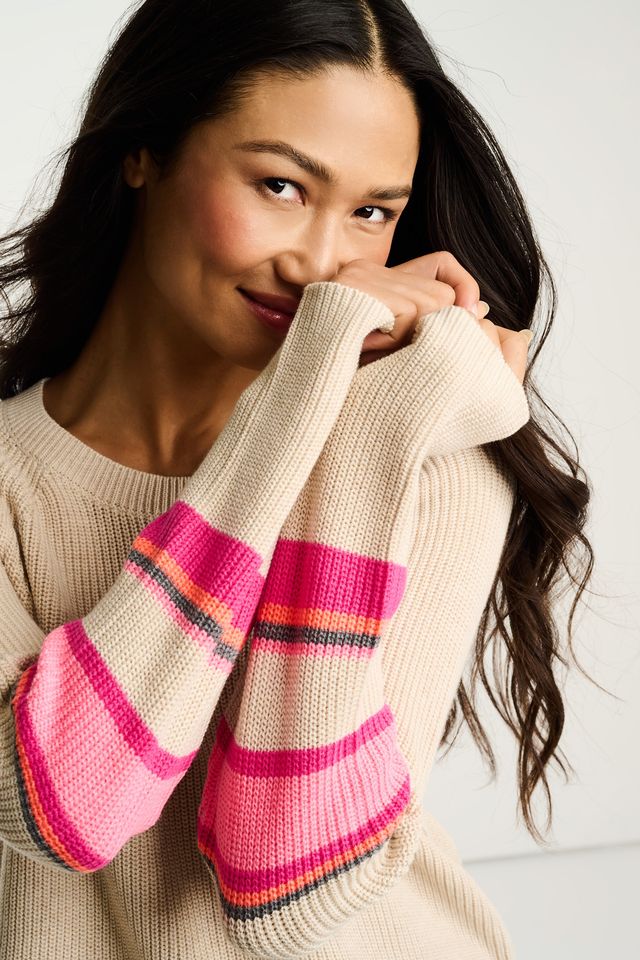 Lisa Todd Sun Shaker Sweater - Almond