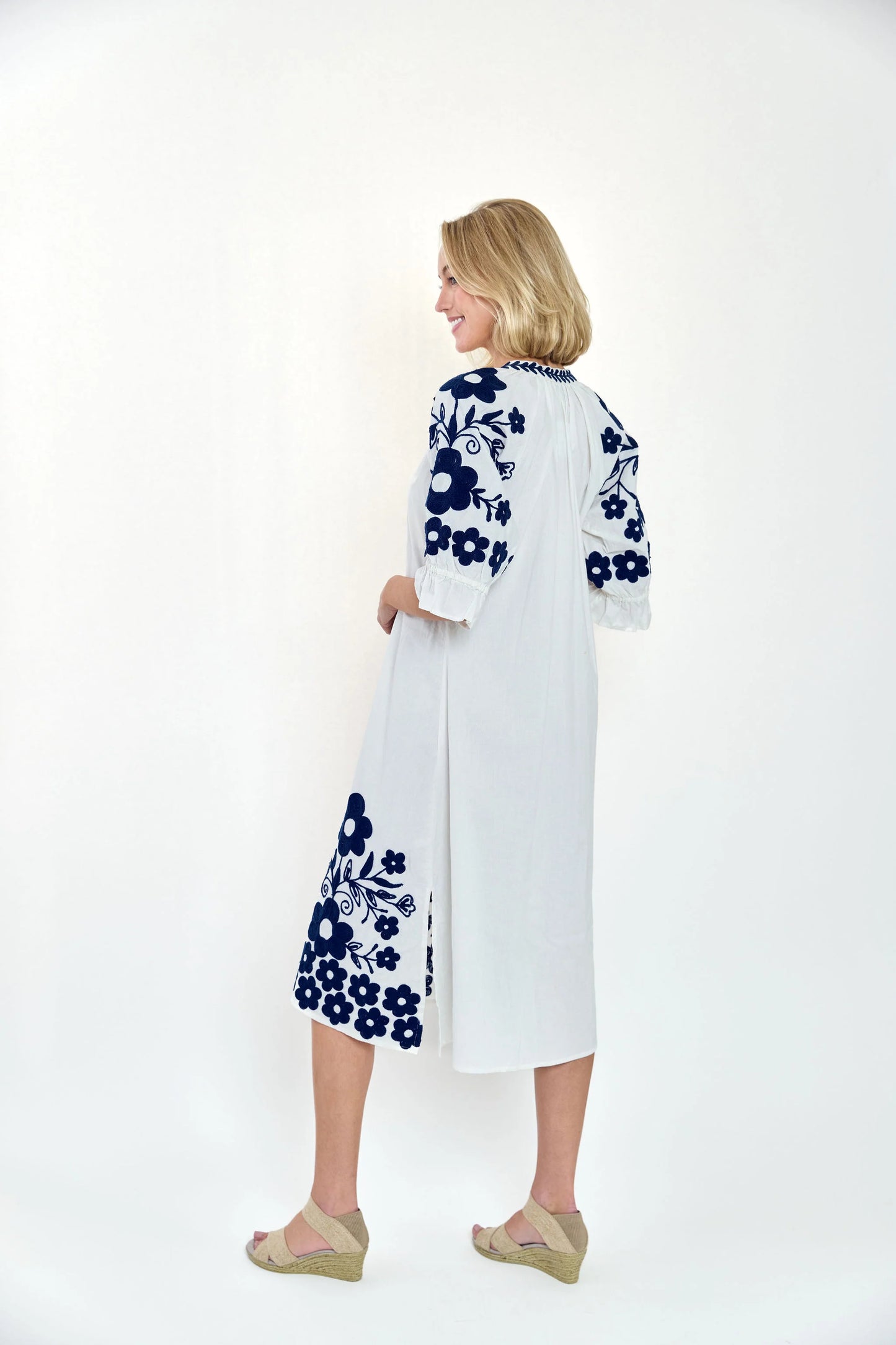 Charleston Shoe Co. Rosie Aztec Dress - Navy/White