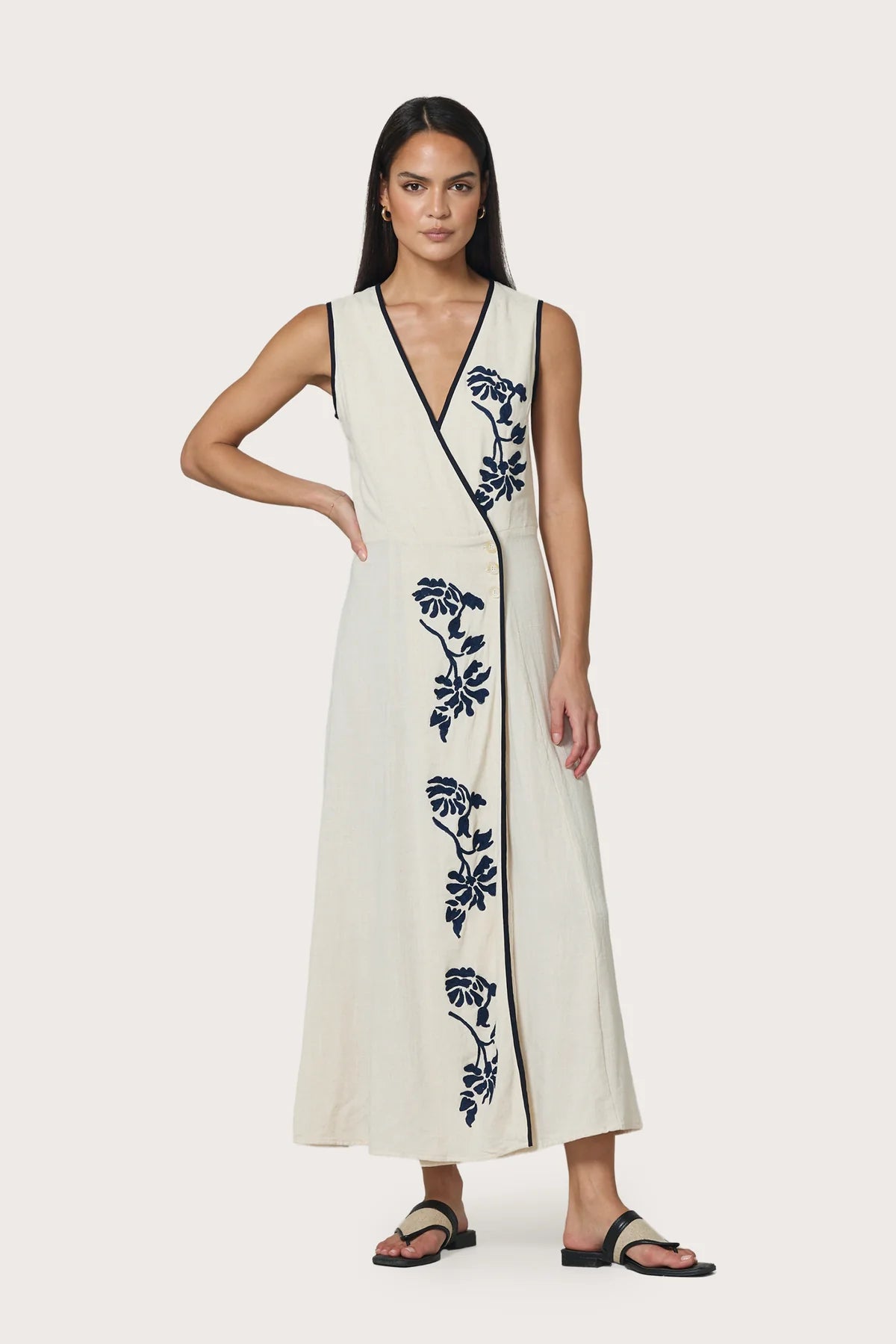 Lusana Carlotta Dress Flora