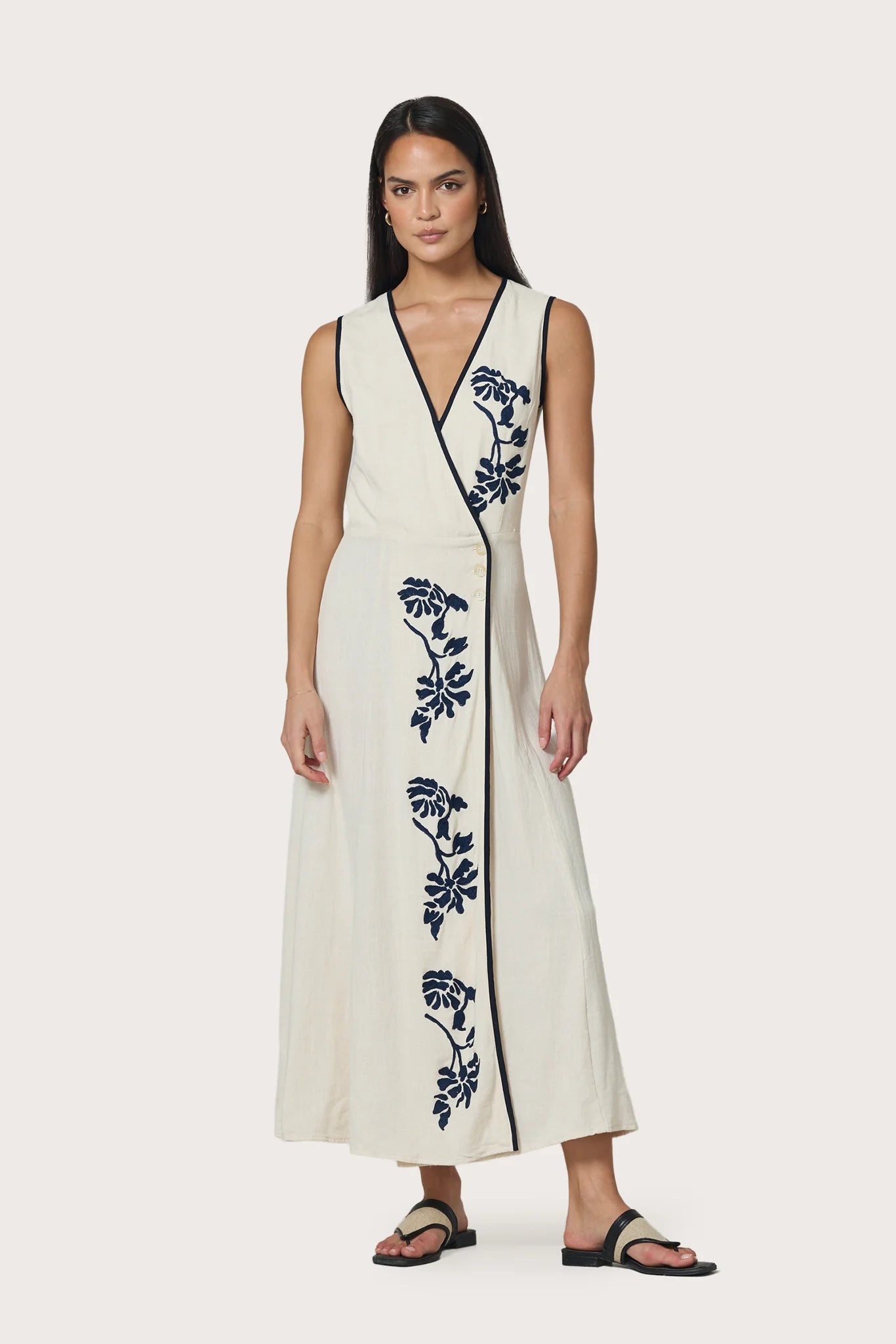 Lusana Carlotta Dress Flora