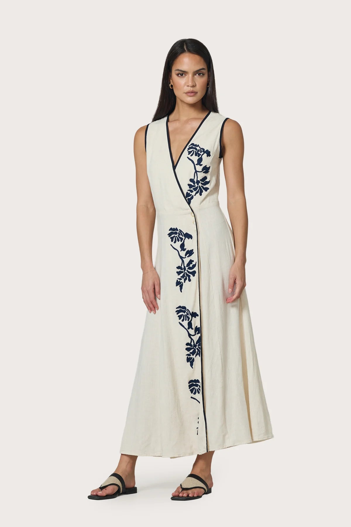 Lusana Carlotta Dress Flora