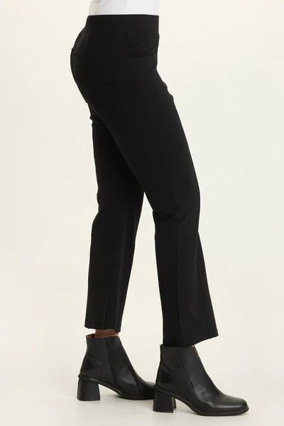XCVI Wearables Yanis Ponte Pull-On Flare Pant - Black