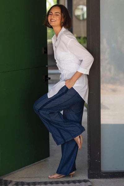 XCVI Geraldine Twill Pant Airdale