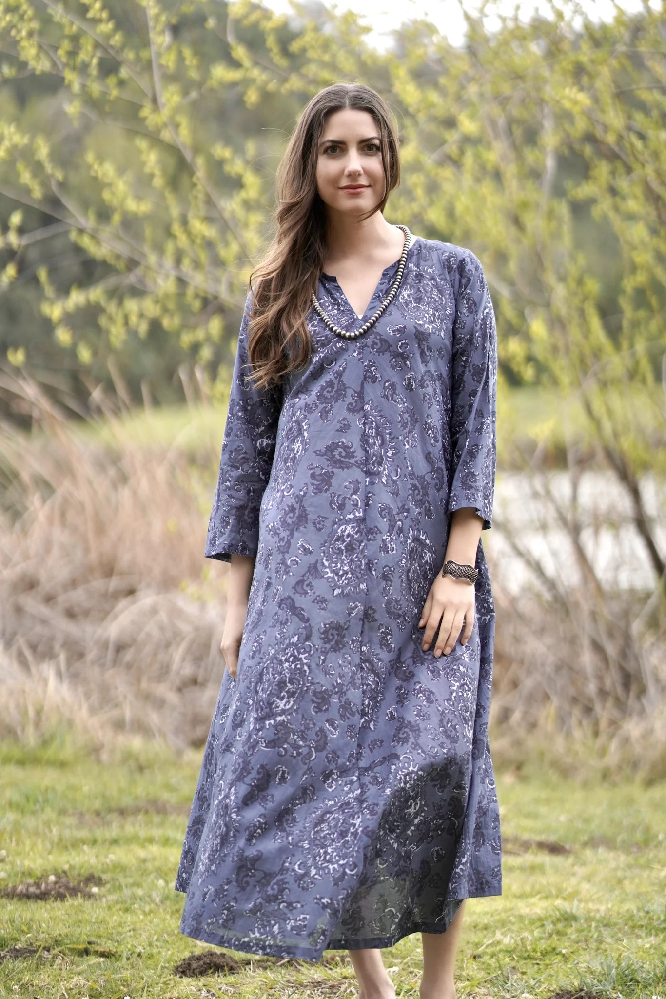 Dolma Calypso Dandelion Dress - Blue