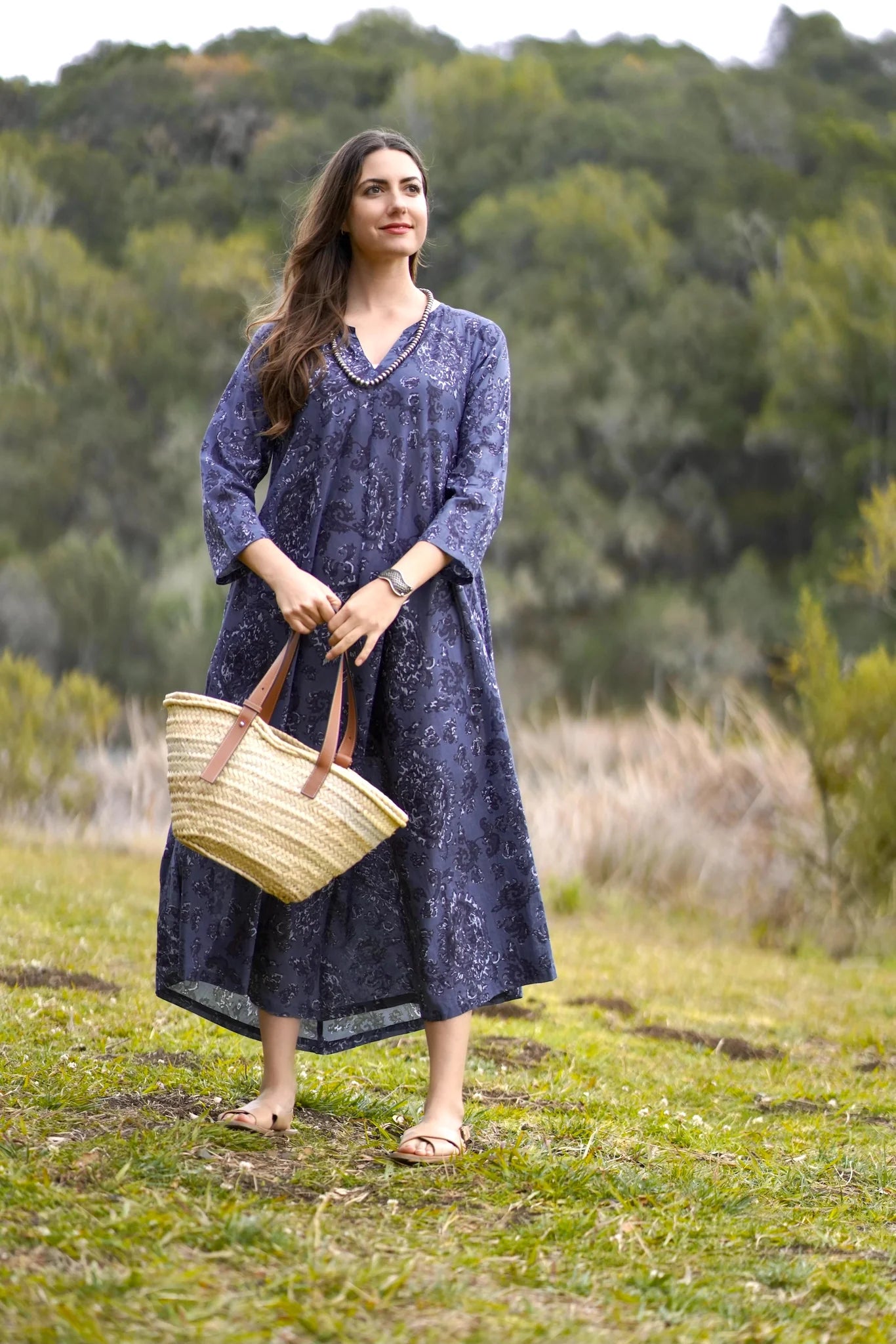 Dolma Calypso Dandelion Dress - Blue