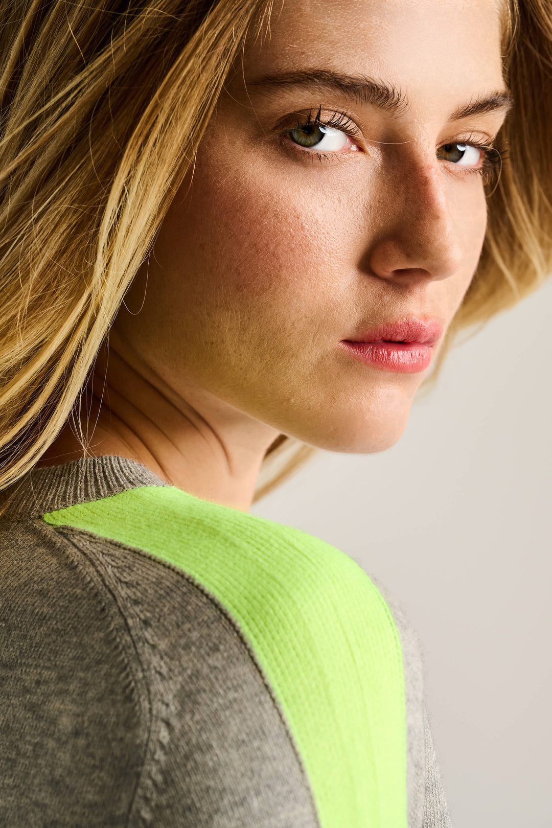 Lisa Todd Stripefull Sweater - Fog