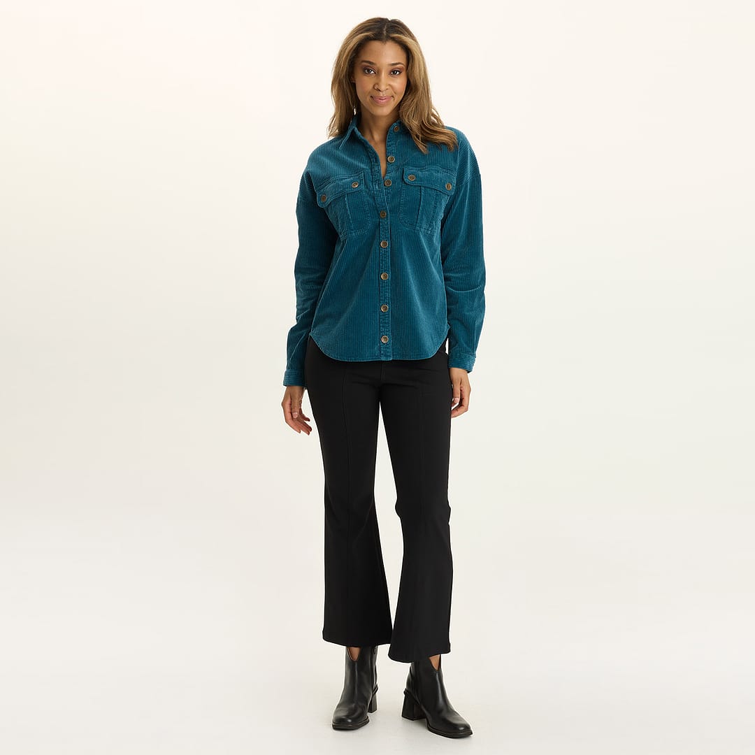 XCVI Wearables Yanis Ponte Pull-On Flare Pant - Black
