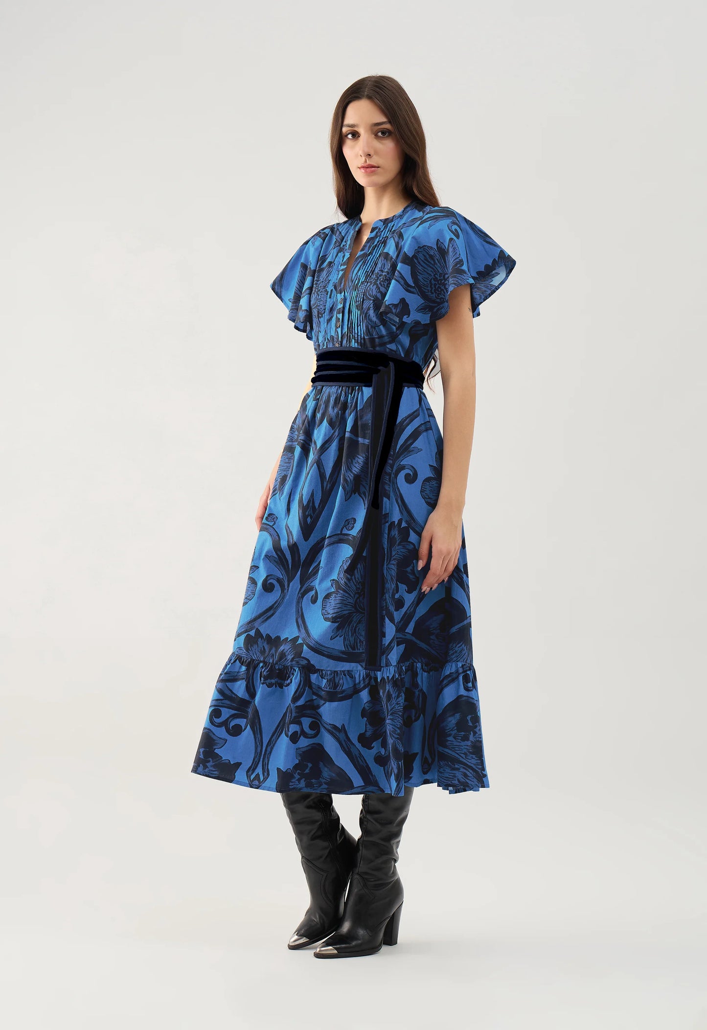Beyond By Vera Leni Dress - Rosemore Nightblue