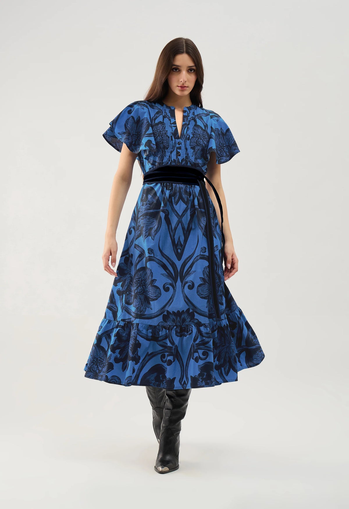 Beyond By Vera Leni Dress - Rosemore Nightblue