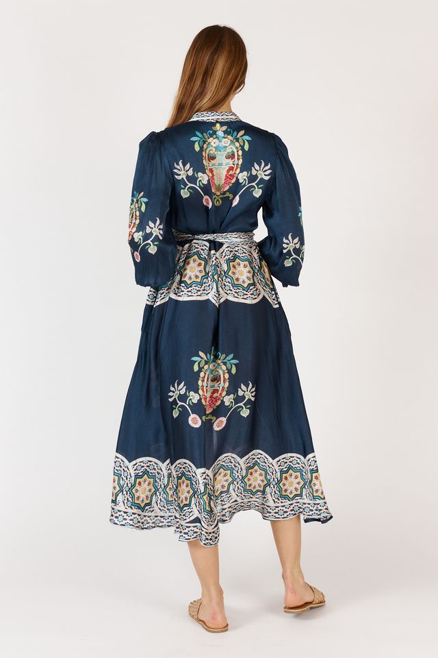 Rubyyaya Garcia Maxi Dress - Navy
