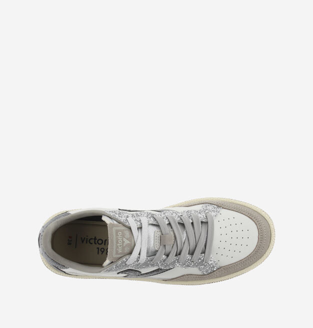 Victoria Smash Glitter Sneaker Gris