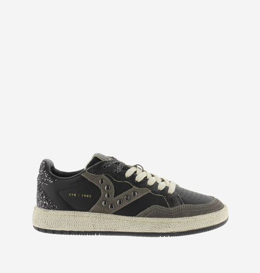 Victoria Smash Glitter Sneaker Negro