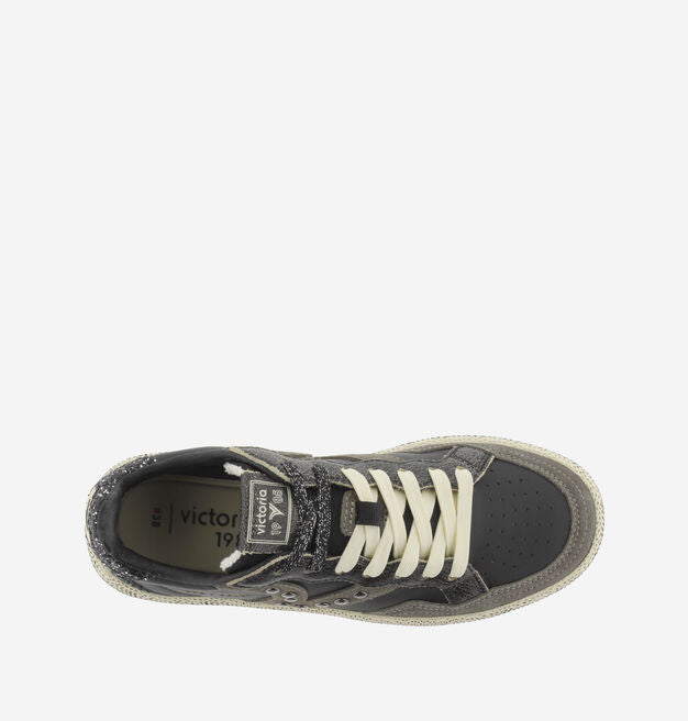 Victoria Smash Glitter Sneaker Negro