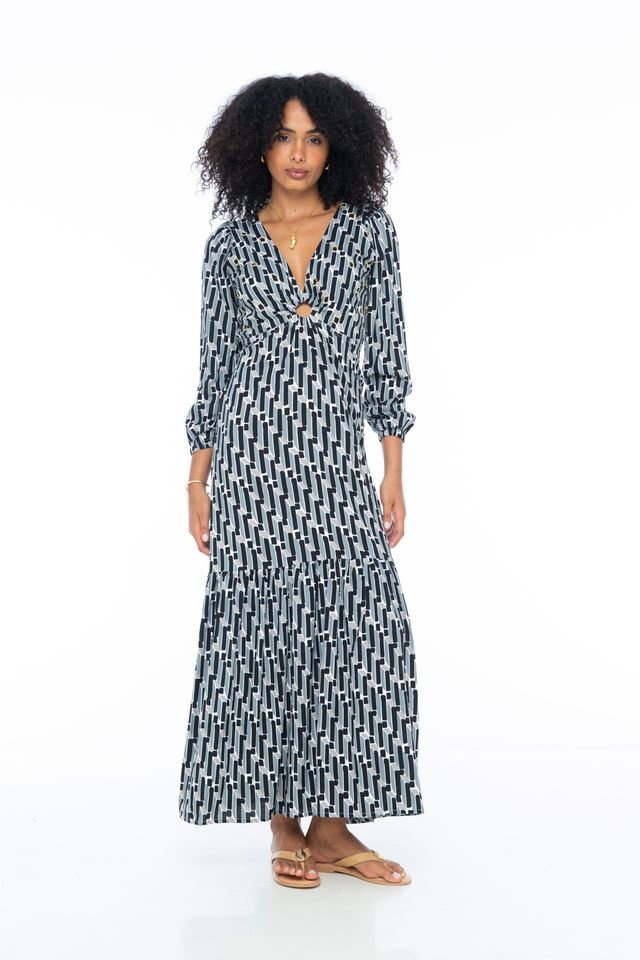 Romi The Brand Disco Sophie Long Dress Black