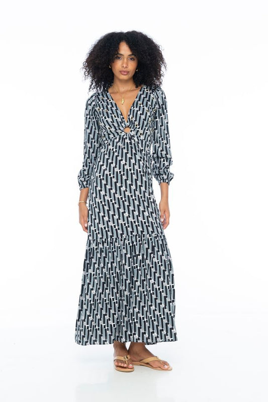 Romi The Brand Disco Sophie Long Dress Black