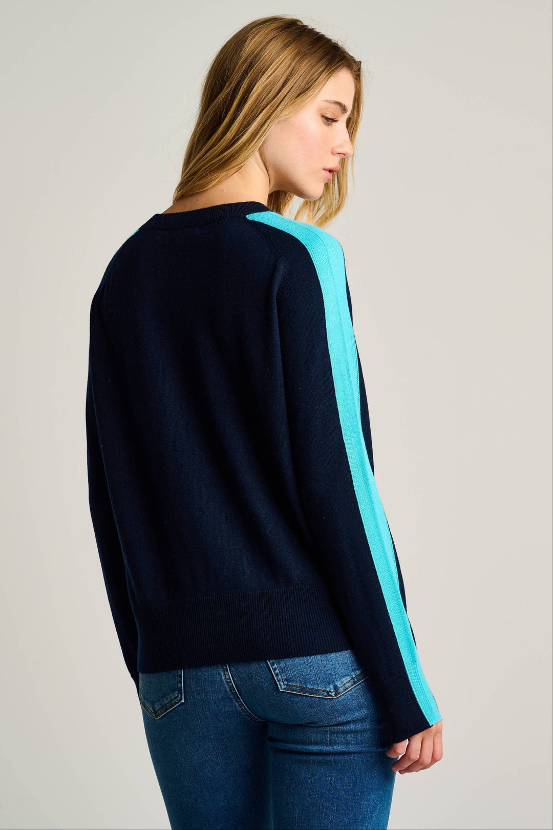 Lisa Todd Stripefull Sweater - Midnight
