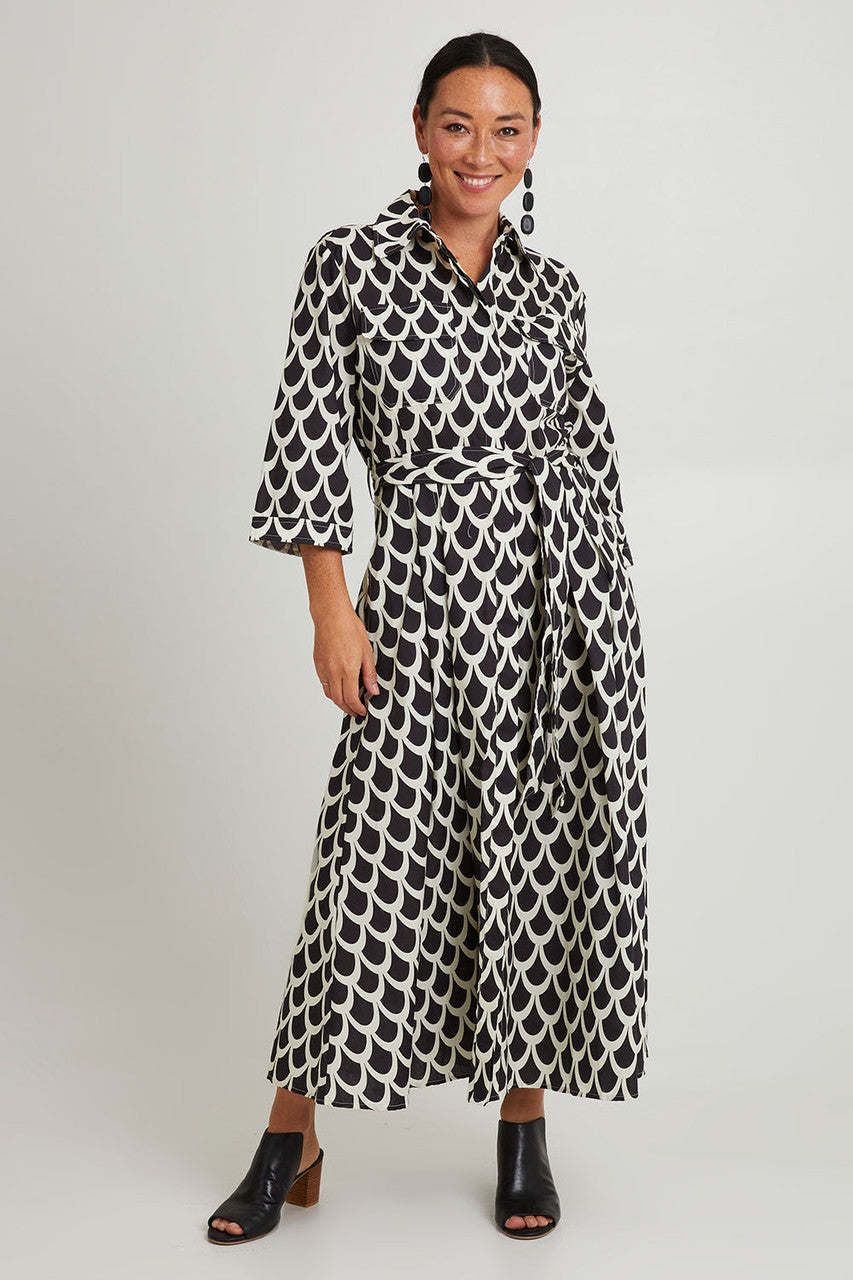 Brave+True  Rossellini 3/4 Sleeve Dress