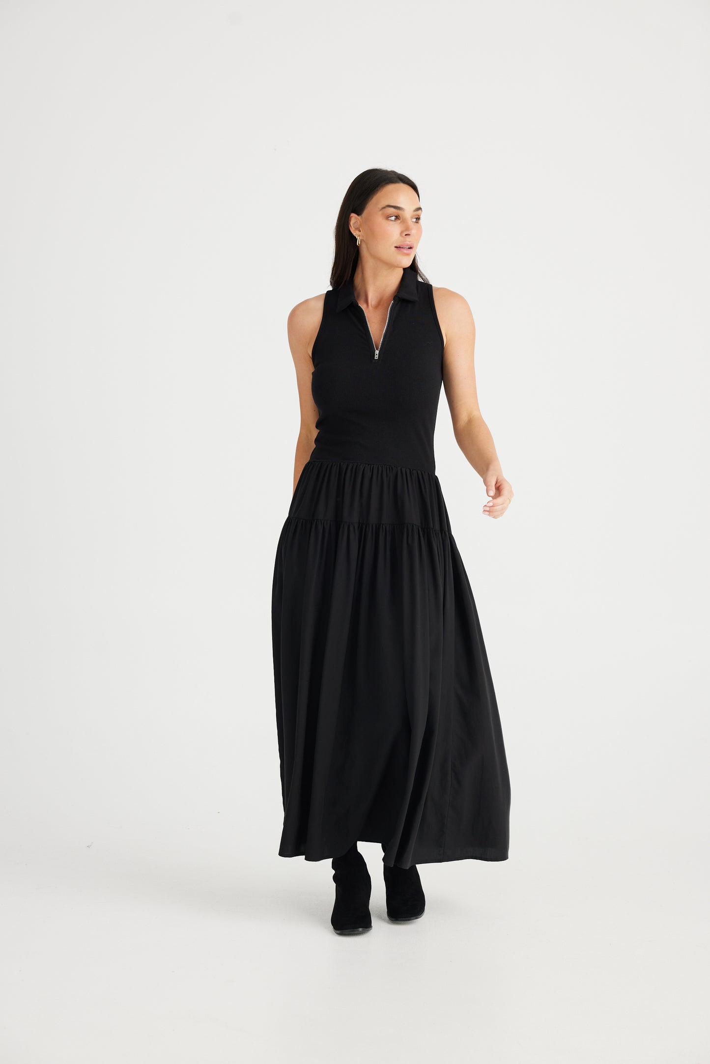 Brave+True Juliette Dress - Black