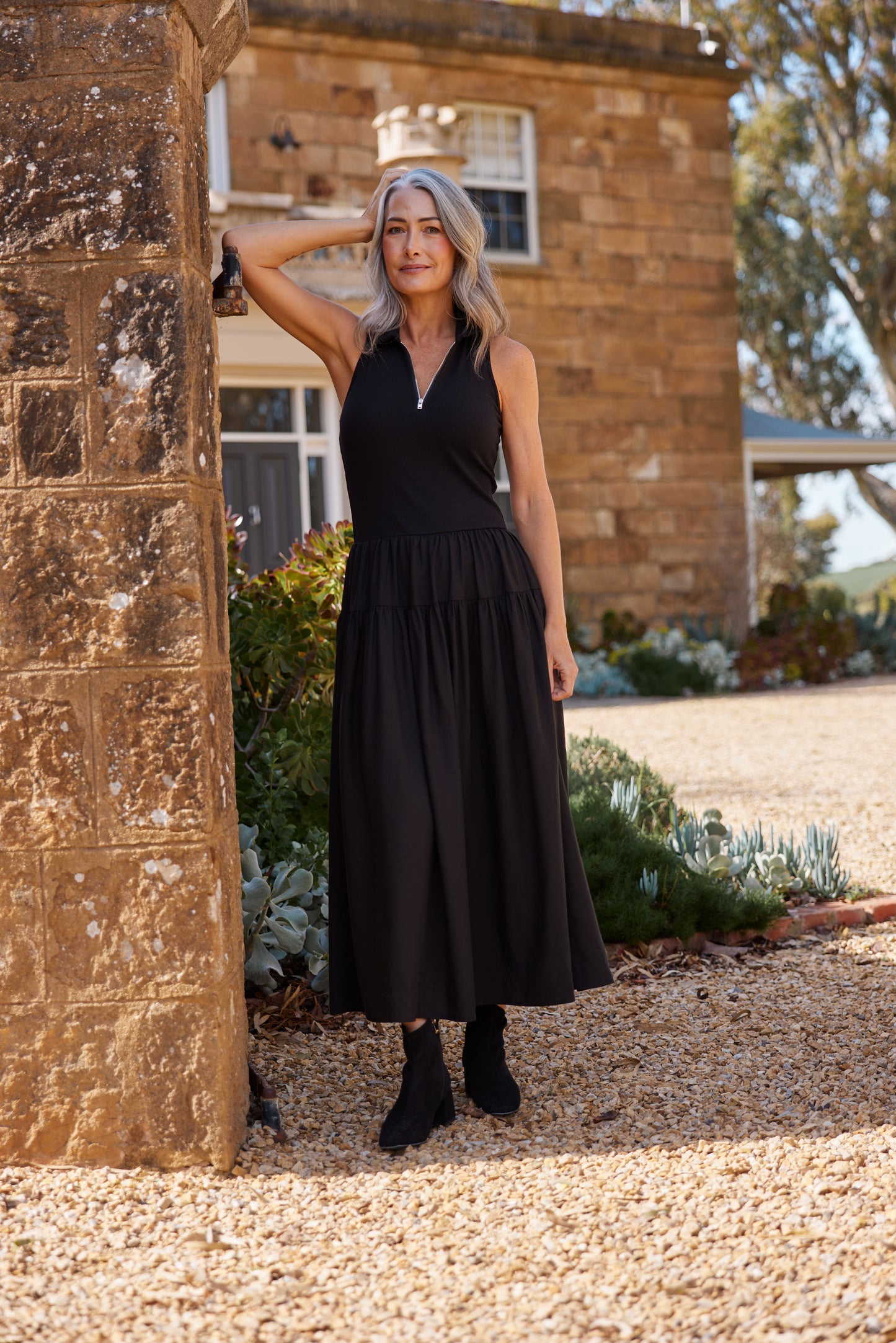 Brave+True Juliette Dress - Black