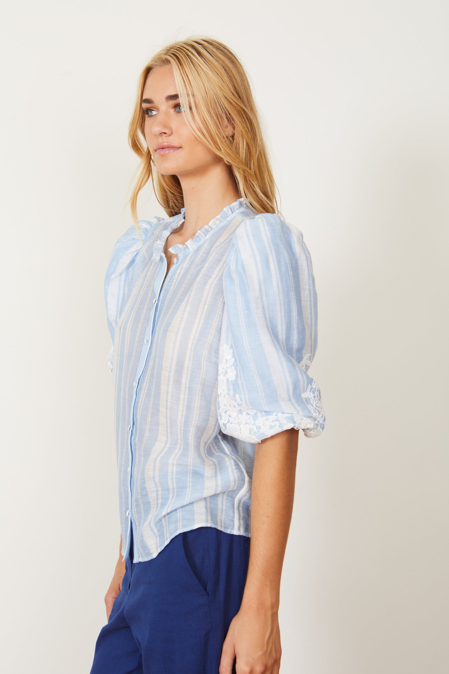 Caballero Celeste Top-Sky Stripe