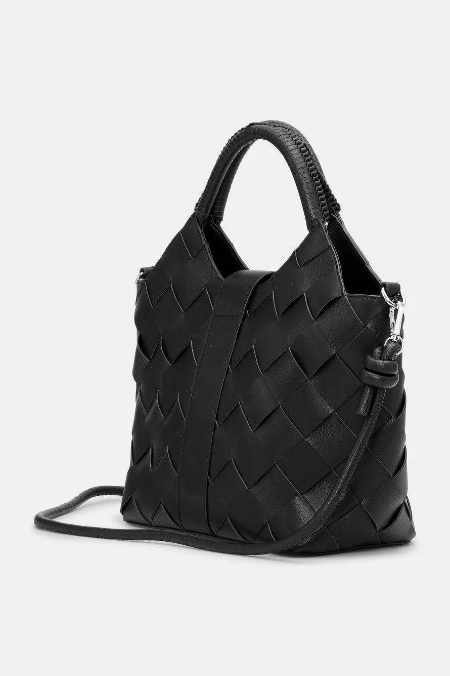 Ilse Jacobsen Braided Handbag - Black
