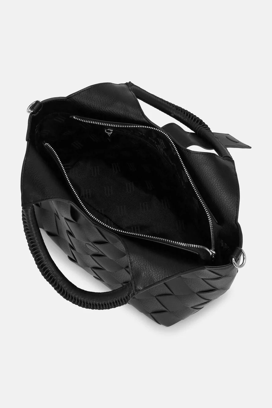 Ilse Jacobsen Braided Handbag - Black