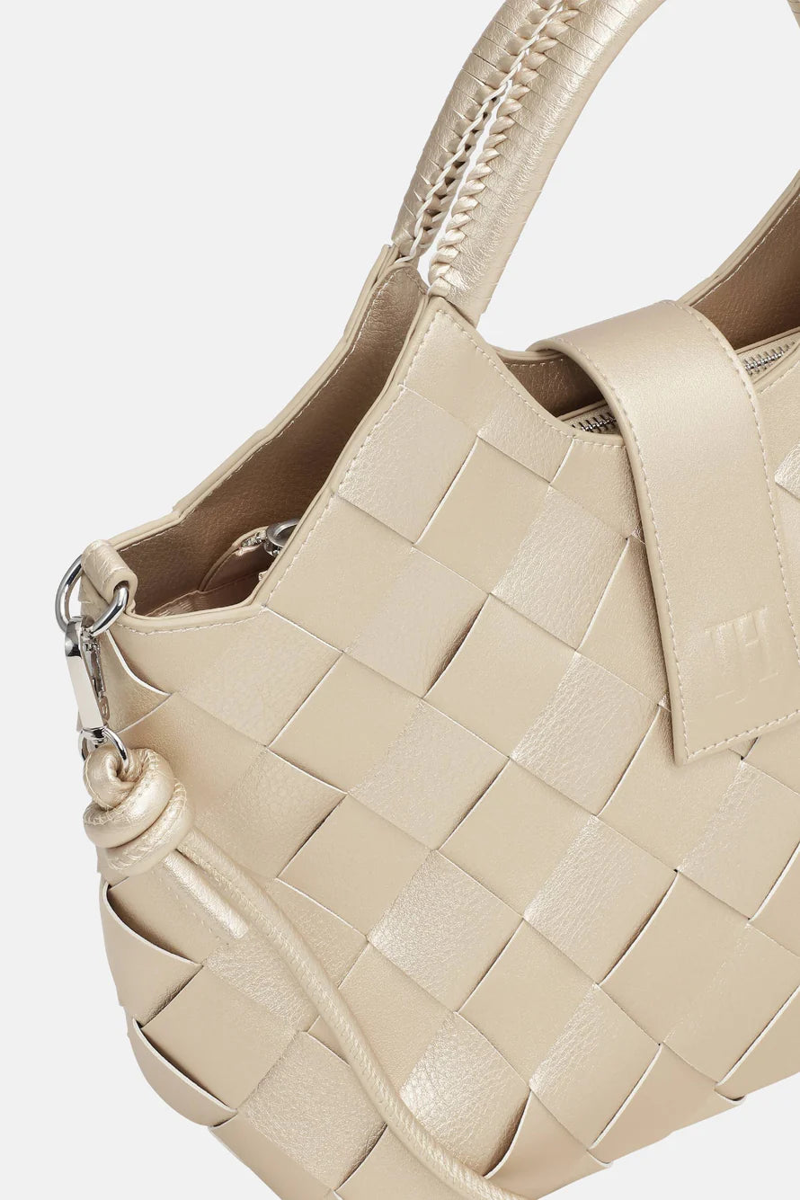 Ilse Jacobsen Braided Handbag - Platin