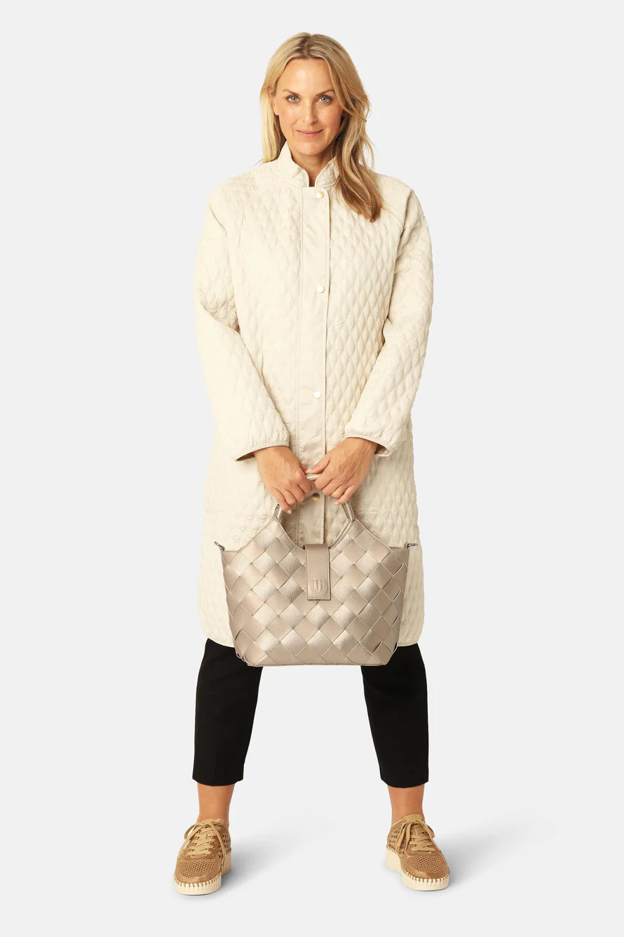 Ilse Jacobsen Braided Handbag - Platin