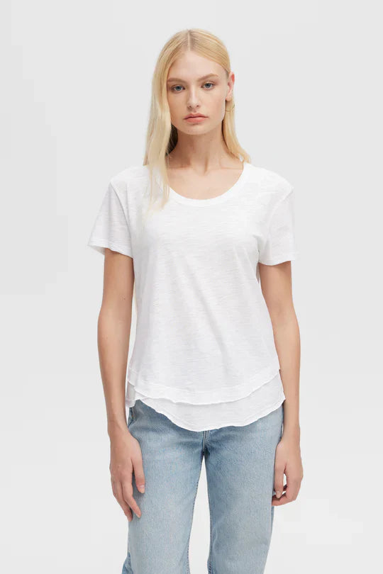 CHRLDR S/S Ava Mock Neck T-Shirt