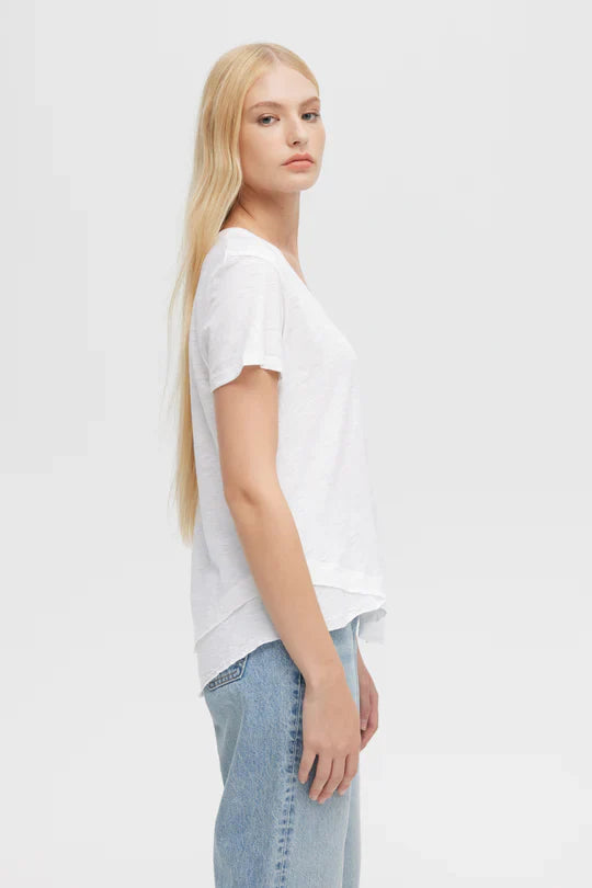 CHRLDR S/S Ava Mock Neck T-Shirt