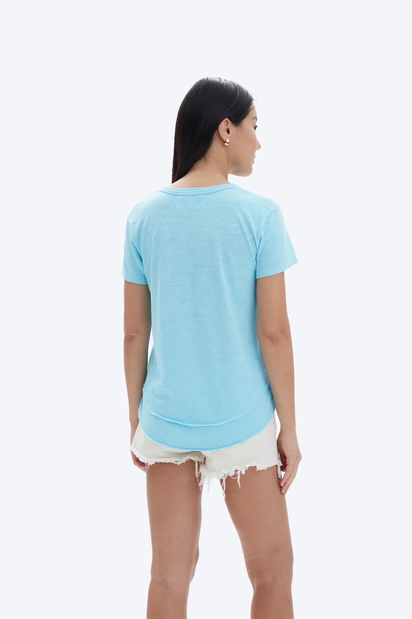 CHRLDR S/S Ava Mock Neck T-Shirt