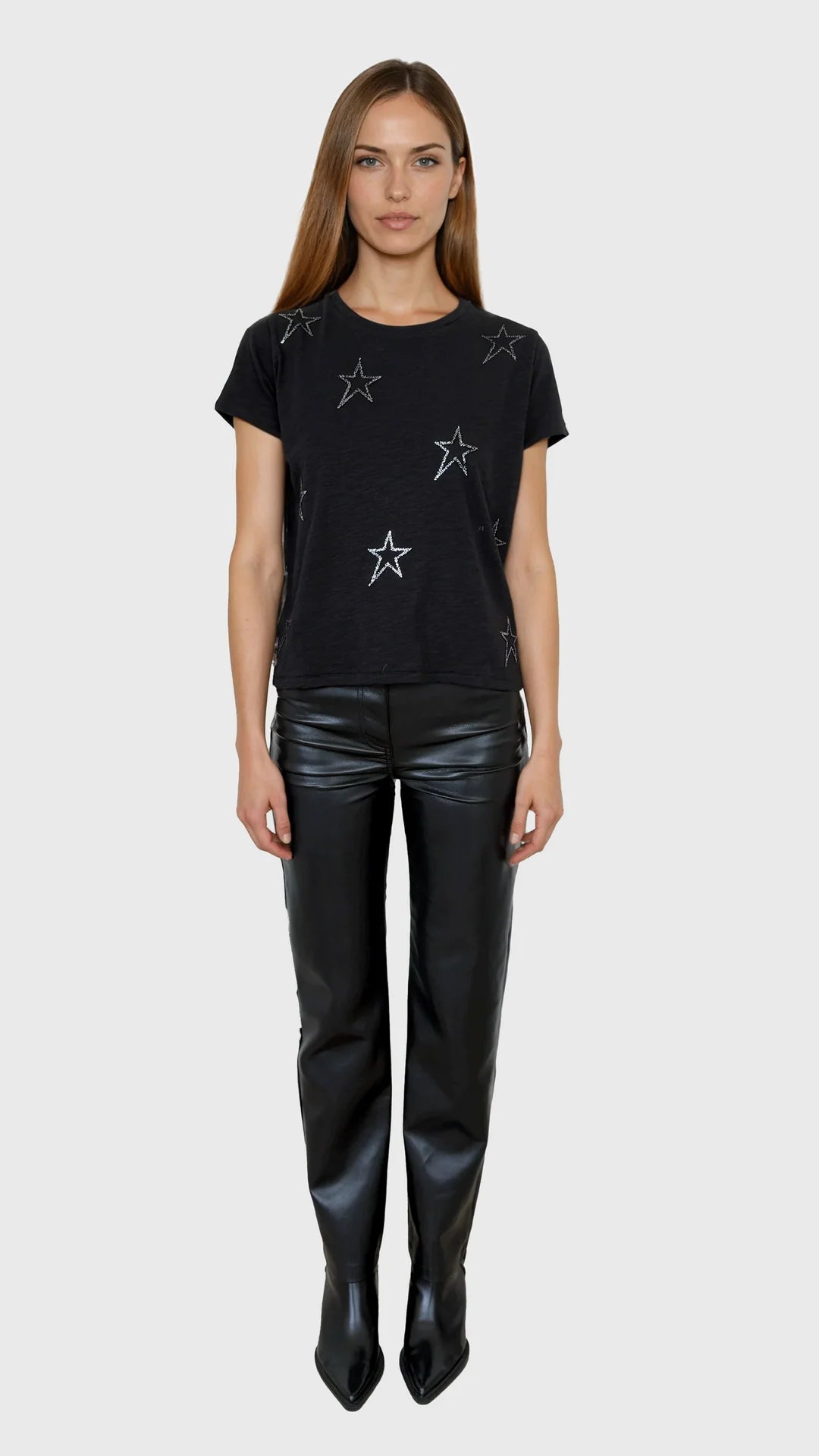 CHRLDR Shining Star T-SHIRT - Perfect Tee Black