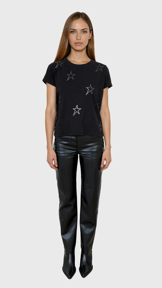 CHRLDR Shining Star T-SHIRT - Perfect Tee Black
