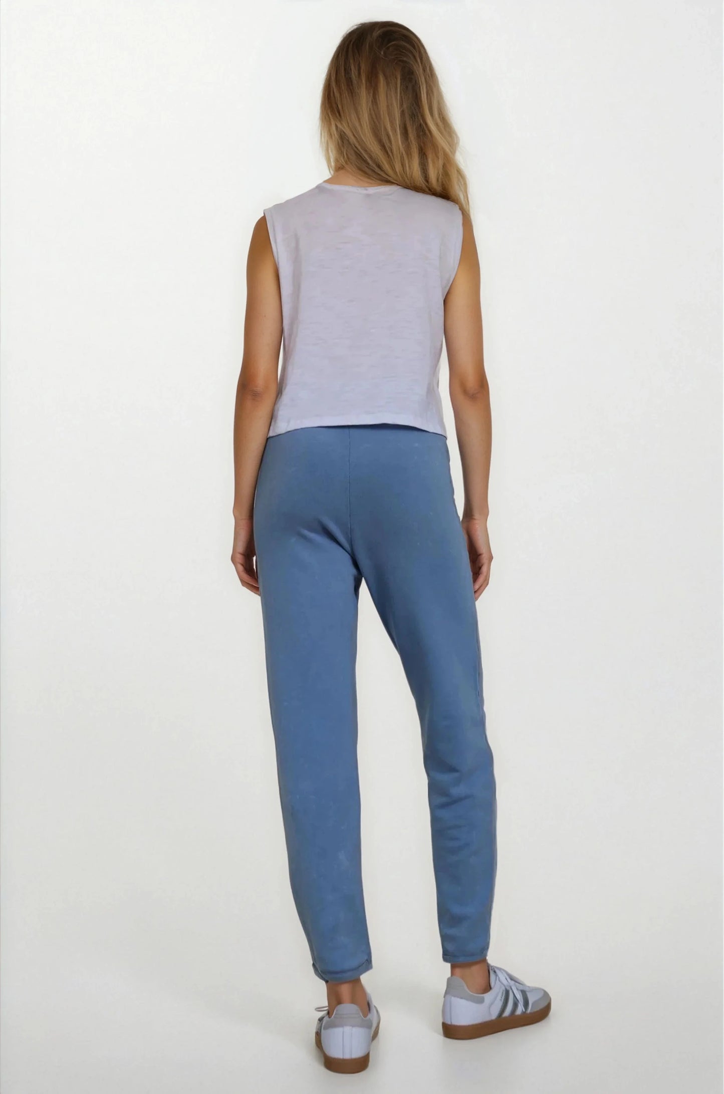 CHRLDR Starbound - Topstitch Pocket Cuff Joggers Blue