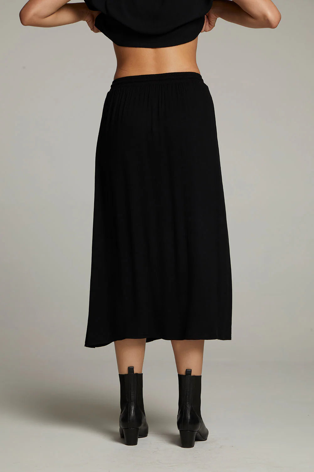 Darby Licorice Midi Skirt