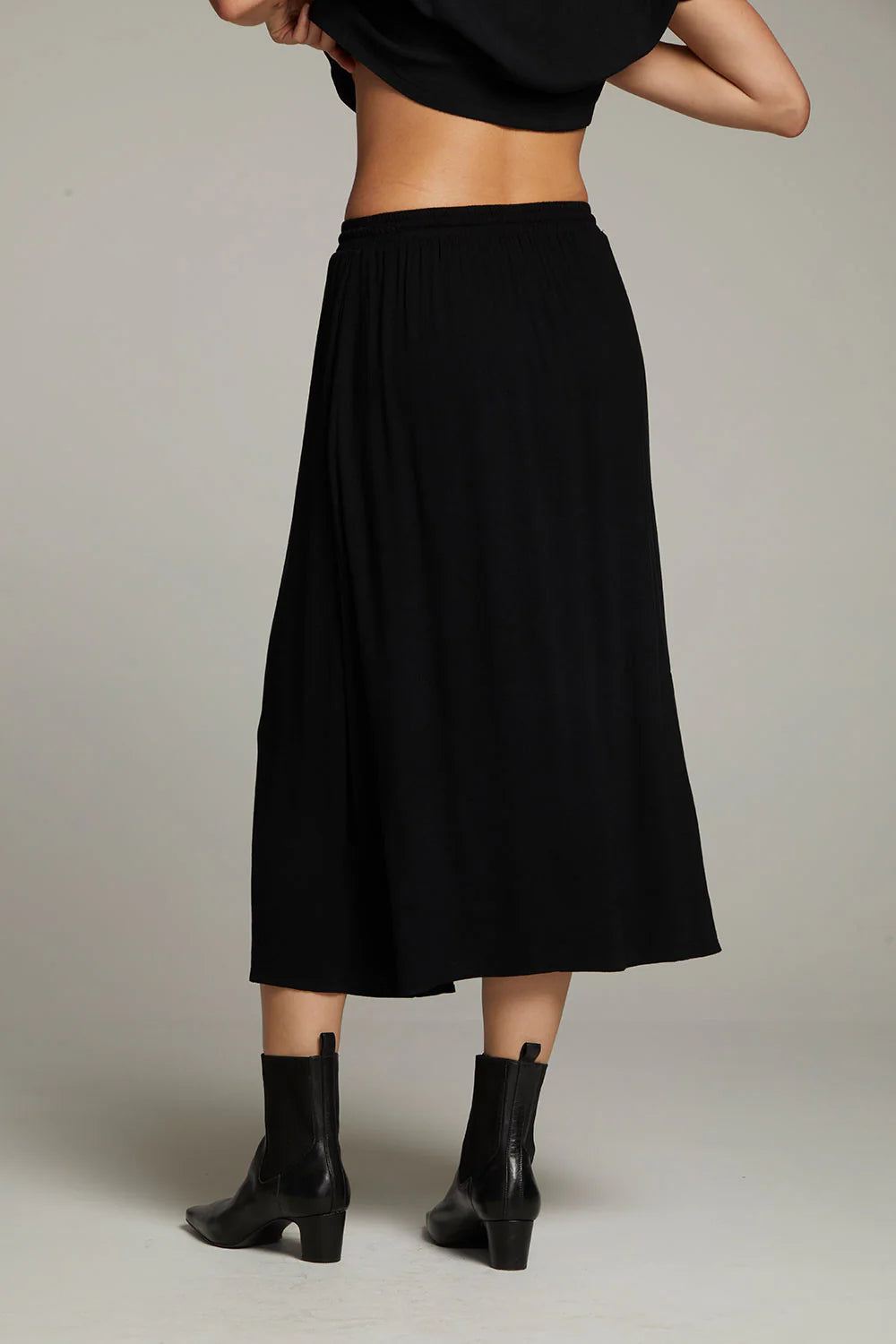 Darby Licorice Midi Skirt