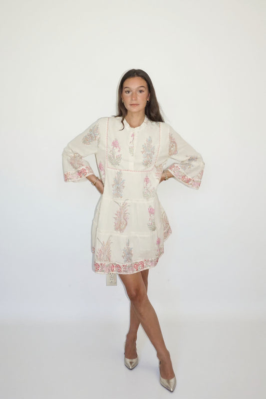 Nibi MTK  Dylan Dress Pastel Paisley