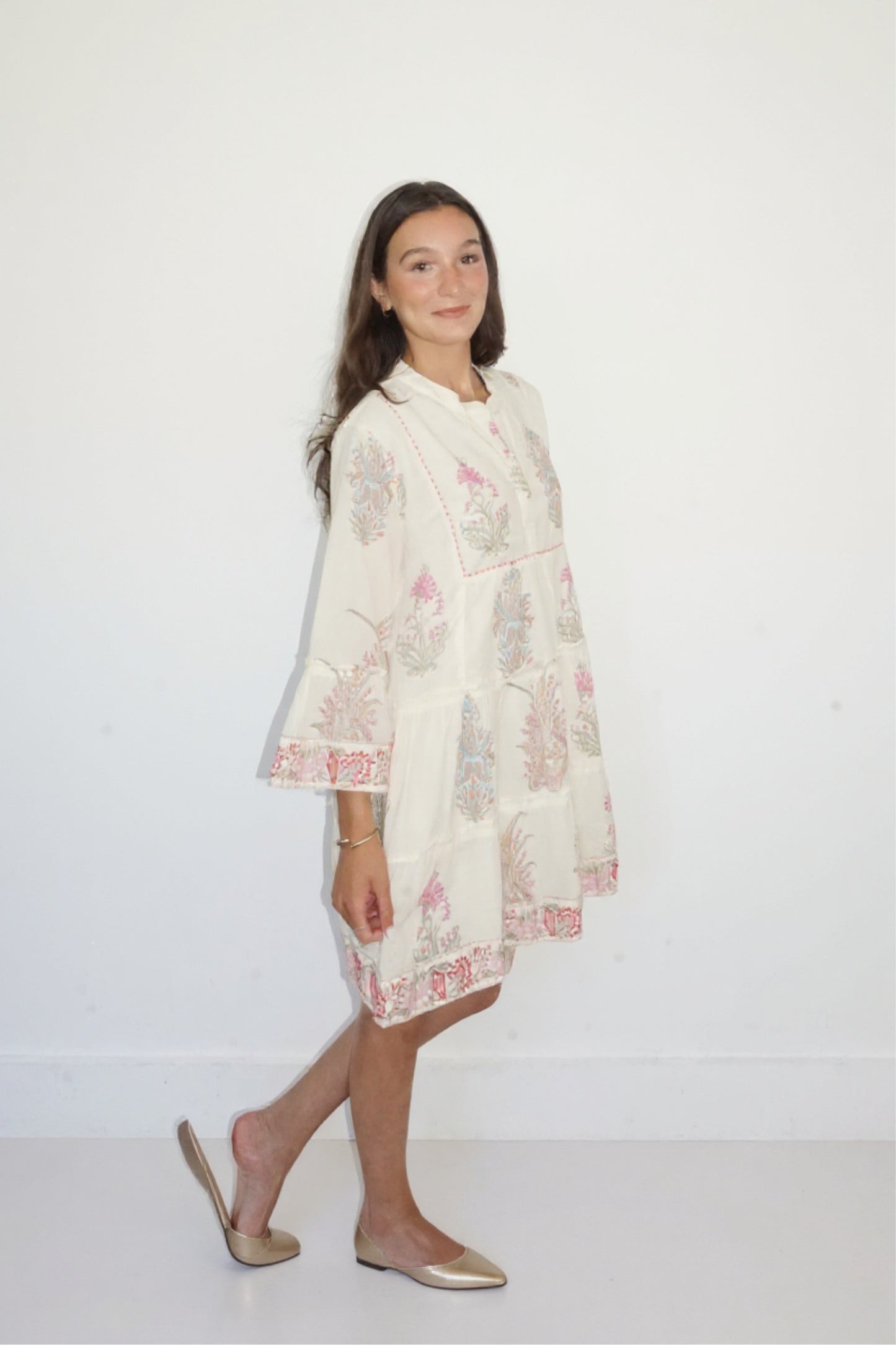 Nibi MTK  Dylan Dress Pastel Paisley