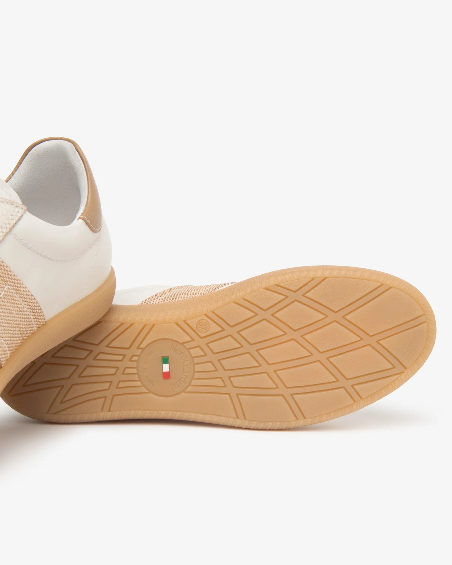 NeroGiardini Leather/Canvas Sneaker