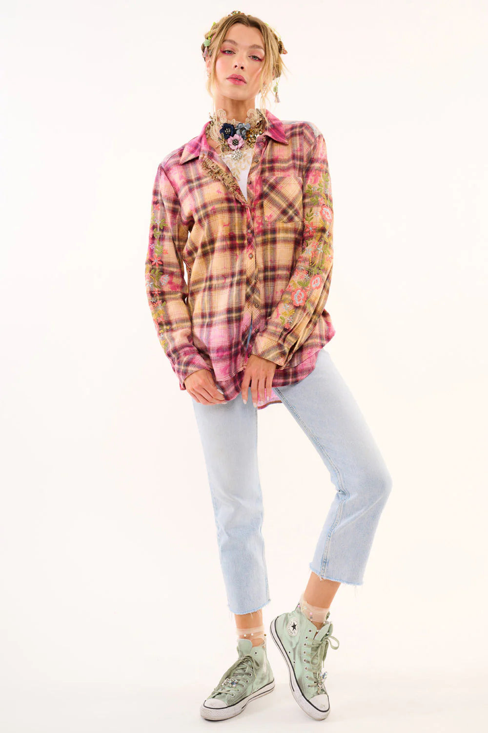 Aratta Plaid Nature Shirt Rustic