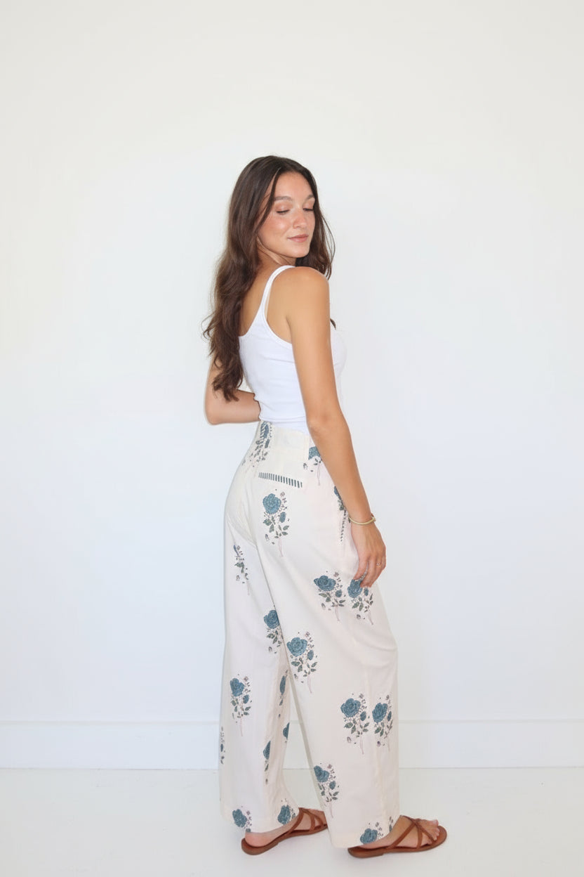 Nibi MTK Edison Pant - Mystic Blue Rose