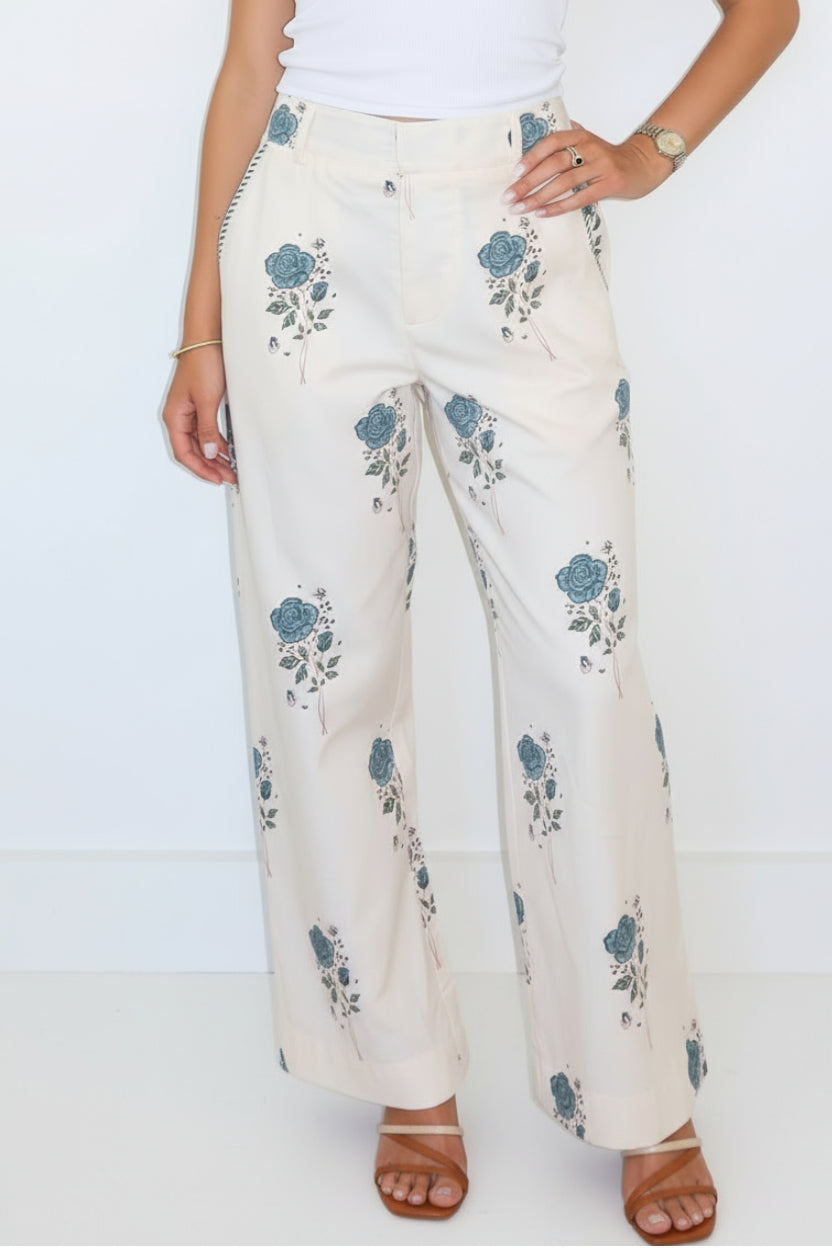 Nibi MTK Edison Pant - Mystic Blue Rose
